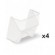 Kit 4 frontalini per contenitore RK Box Air, L133 x P110 x H129 mm