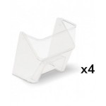Kit 4 frontalini per contenitore RK Box Air, L133 x P110 x H129 mm