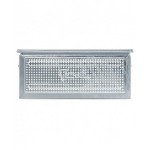 Cassetta metallica forata con maniglie, mis. 272-4, ⌀ foro 5,5 mm,  L480 x P315 x H200 mm