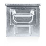 Cassetta in metallo zincata, mis. 272-3, L325 x P210 x H200 mm