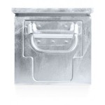 Cassetta in metallo zincata, mis. 272-3, L325 x P210 x H200 mm