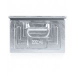 Cassetta in metallo zincata, mis. 272-4, L480 x P315 x H200 mm