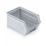 Contenitore a bocca di lupo zincato, mis.2, L150 x P235 x H125 mm