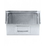 Contenitore a bocca di lupo zincato, mis.3A2, L210 x P350 x H145 mm