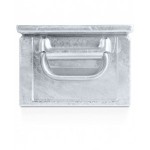 Contenitore a bocca di lupo zincato, mis.3A2, L210 x P350 x H145 mm