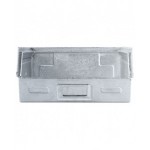 Contenitore a bocca di lupo zincato, mis.4A2, L310 x P500 x H145 mm