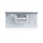 Contenitore a bocca di lupo zincato, mis.4A2, L310 x P500 x H145 mm