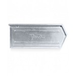 Cassetta zincata a bocca di lupo con traversino, mis. 5, L480 x P725 x H295 mm