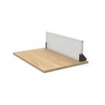 Coppia squadre per fissaggio pannelli su piano, L110 x P32 x H110 mm