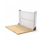 Coppia squadre per fissaggio pannelli su piano, L110 x P32 x H110 mm