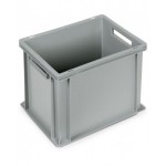 Contenitore Euro Box, mis. 4332, L400 x P300 x H320 mm, maniglie aperte
