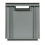 Contenitore Euro Box, mis. 4332, L400 x P300 x H320 mm, maniglie aperte
