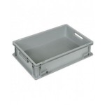 Contenitore Euro Box, mis. 6415, L600 x P400 x H150 mm, maniglie aperte