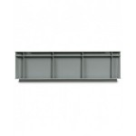 Contenitore Euro Box, mis. 6417, L600 x P400 x H170 mm, maniglie aperte