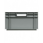 Contenitore Euro Box, mis. 6422, L600 x P400 x H220 mm, maniglie aperte