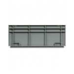 Contenitore Euro Box, mis. 6424, L600 x P400 x H236 mm, maniglie aperte