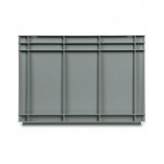 Contenitore Euro Box, mis. 6442, L600 x P400 x H423 mm, maniglie aperte