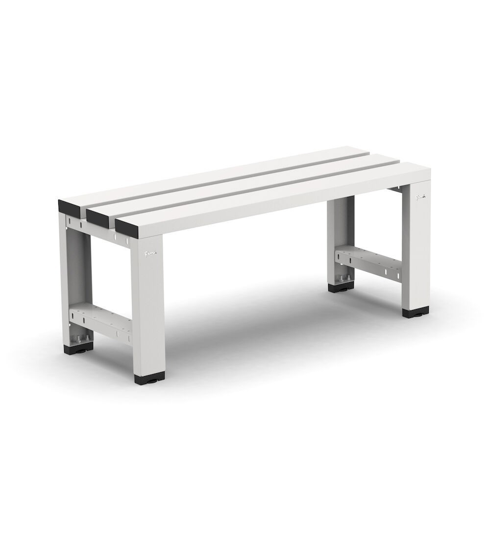 Panchina singola a 3 doghe, L1000 x P375 x H435 mm
