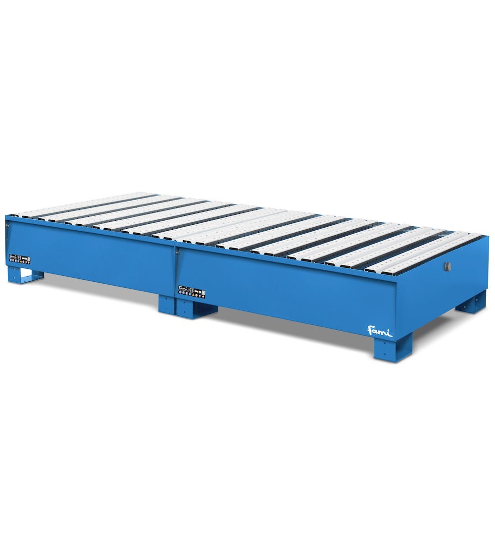 Vasca di raccolta capacità 800 Lt, blu
