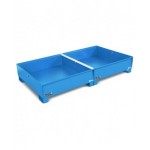 Vasca di raccolta capacità 800 Lt, blu