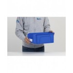 Contenitori in PP a bocca di lupo con fondo nervato Picking Box Mythos, mis. 3A2, L211 x P354 x H145 mm