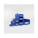 Contenitori in PP a bocca di lupo con fondo nervato Picking Box Mythos, mis. 3A2, L211 x P354 x H145 mm