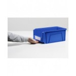 Contenitori in PP a bocca di lupo con fondo nervato Picking Box Mythos, mis. 3, L212 x P354 x H200 mm