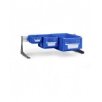 Contenitori in PP a bocca di lupo con fondo nervato Picking Box Mythos, mis. 3, L212 x P354 x H200 mm