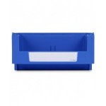 Contenitori in PP a bocca di lupo con fondo nervato Picking Box Mythos, mis. 4A2, L314 x P500 x H145 mm