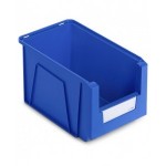 Contenitori in PP a bocca di lupo con fondo nervato Picking Box Mythos, mis. 3, L212 x P354 x H200 mm