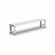 Panchina singola a 3 doghe, L2000 x P375 x H435 mm