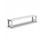 Panchina singola a 3 doghe, L2000 x P375 x H435 mm