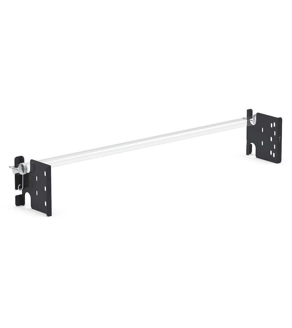 Coppia staffe per tubo porta bobina, L146 x P25 x H150 mm