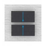 Coppia pannelli forati per banco da lavoro, L950 x P40 x H456 mm