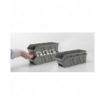 Contenitore  per scaffale in polipropilene riciclato RK Box Air, L214 x P305 x H142 mm