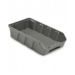 Contenitore per scaffale in polipropilene riciclato RK Box Air, L214 x P400 x H91 mm