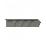 Contenitore per scaffale in polipropilene riciclato RK Box Air, L214 x P400 x H91 mm