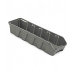 Contenitore per scaffale in polipropilene riciclato RK Box Air, L141 x P500 x H91 mm