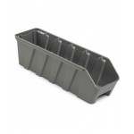 Contenitore per scaffale in polipropilene riciclato RK Box Air, L141 x P500 x H142 mm