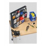 Cassettiera porta minuteria Visual Box, 4 cassetti, grigio antracite, L600 x P178 x H206 mm