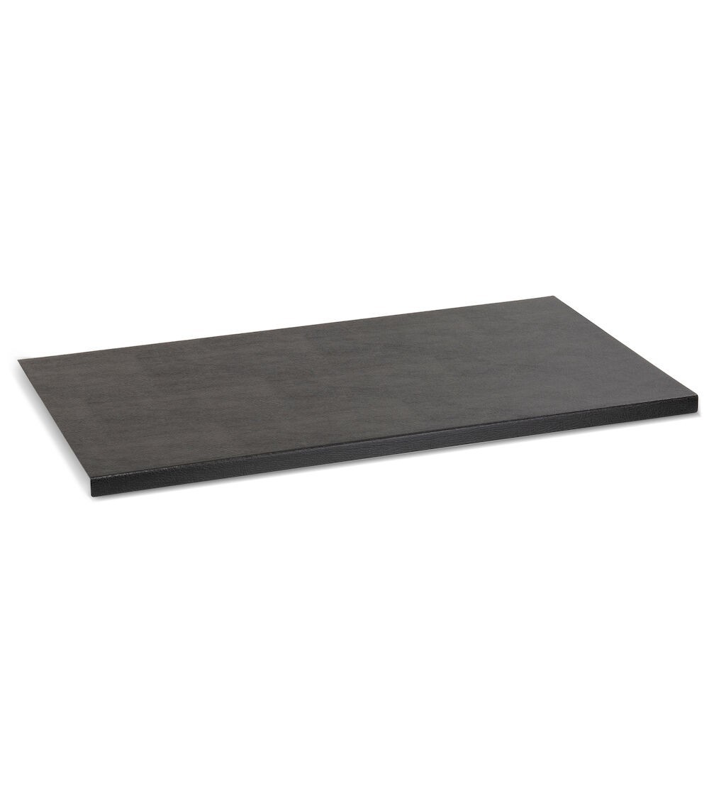 Copertura in acciaio gommato per piano in Multiplex, L913 x P461 x H28 mm