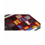 Kit 32 cassette divisorio per cassettiera, L150 x P75 x H52 mm, rosso