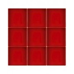 Kit 16 cassette divisorio per cassettiera, L150 x P150 x H52 mm, rosso