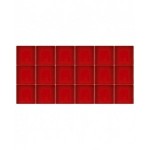 Kit 16 cassette divisorio per cassettiera, L150 x P150 x H52 mm, rosso