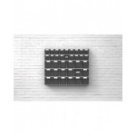 Telaio posteriore Visual Box Linea 391 per installazione a parete, L602 x P60 x H1500 mm