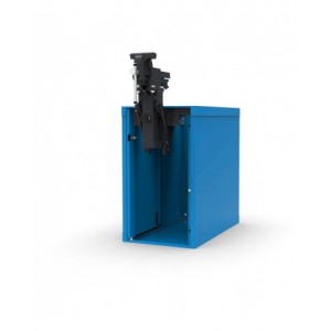 Armadio vuoto per morsa, L408 x P726 x H700 mm, blu