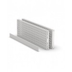 Kit 2 Pannelli porta attrezzi e 1 bordo, 953x40x304 mm