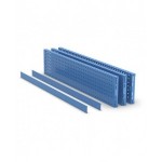 Kit 3 Pannelli porta attrezzi e 2 bordi, 1438x40x304 mm
