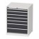 Armadio con 7 cassetti Garage