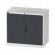 Armadio vuoto con ante a battente Garage, L1020 x P598 x H915 mm